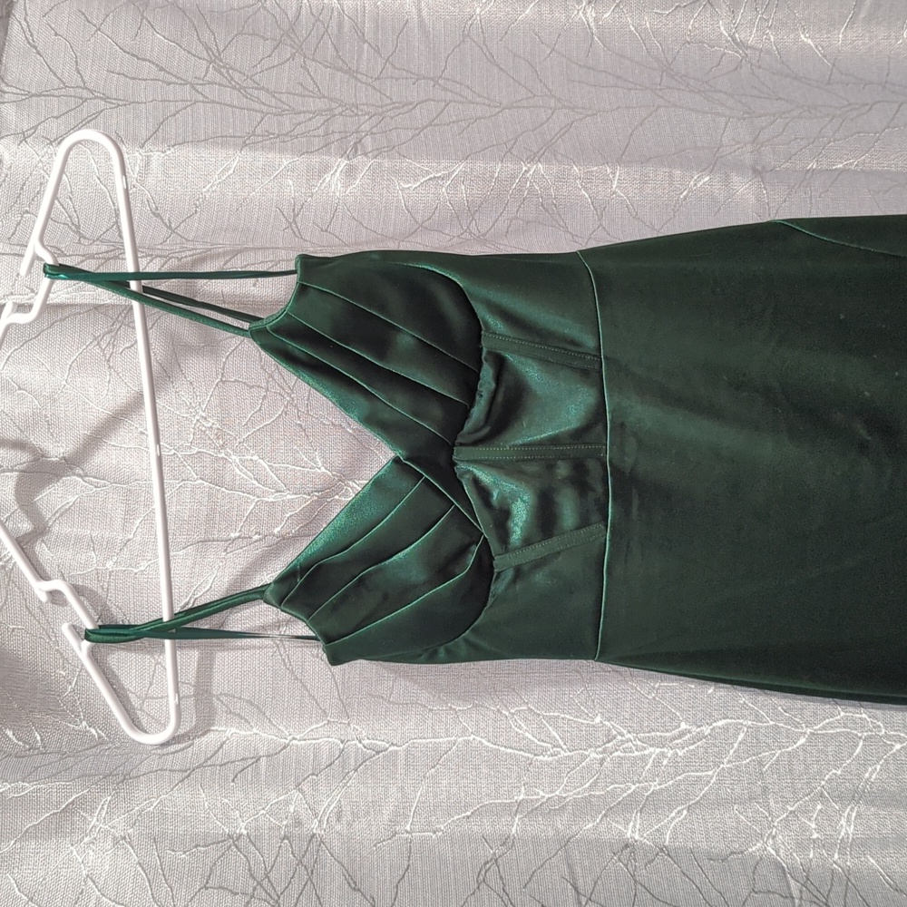 Dark Green formal dress , prom dress